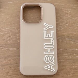 BaubleBar All The Beige Custom IPhone 15 Pro Case (Ashley)